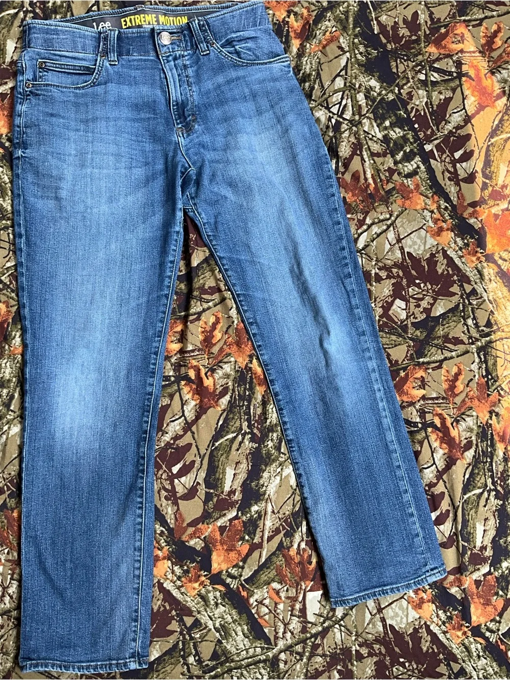 Lee Extreme Motion Men's Maddox Straight Fit Tapered Leg Stretch Jeans 32x32